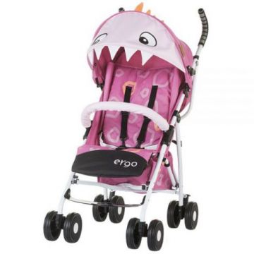 Carucior sport Chipolino Ergo pink baby dragon