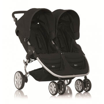 Carucior gemeni B-Agile Double Cosmos Black Britax