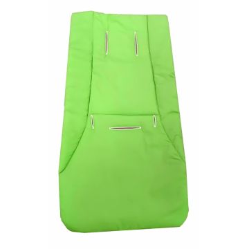 Husa de bumbac pentru carucior Uni verde