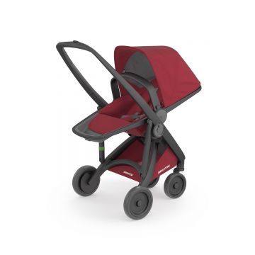 Carucior 2 In 1, Greentom, 100% Ecologic, Black Cherry