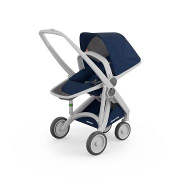 Carucior 2 In 1, Greentom, 100% Ecologic, Grey Blue