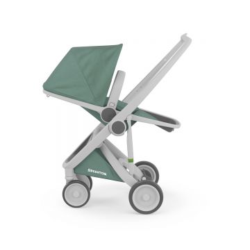 Carucior 2 In 1, Greentom, 100% Ecologic, Grey Sage