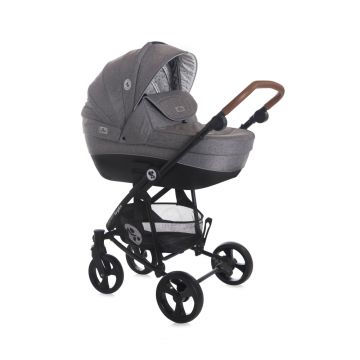 Carucior 3 in 1 Crysta cadru din aluminiu Grey