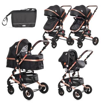 Carucior Alba Set Premium, Luxe Black