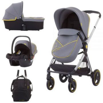 Carucior Chipolino Elite 3 in 1 platinum