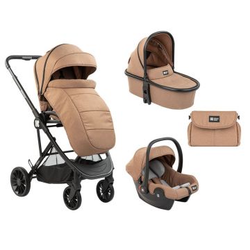 Carucior combinat 3 in 1 Kikka Boo Cherie Bej