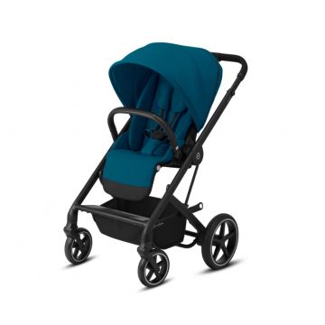 Carucior Cybex Gold BALIOS S LUX River Blue cu cadru negru