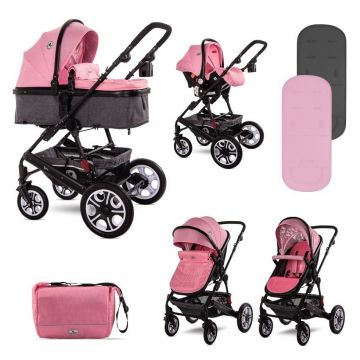 Carucior Lora Set, Candy Pink