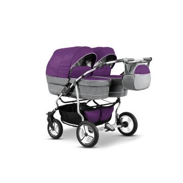 Carucior pentru gemeni Mikado TWIN T-04 3 in 1