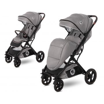 Carucior pentru nou-nascut Storm, pana la 22 kg, cadru aluminiu, Opaline Grey