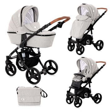 Carucior Rimini Set, 2in1, Steel Grey