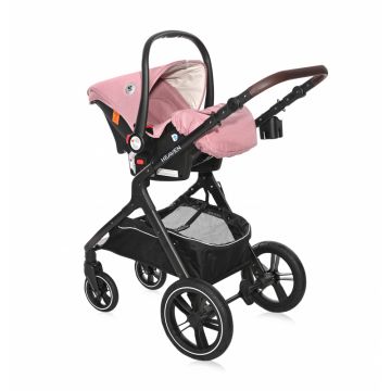 Carucior Set 3 in 1 Lorelli Heaven pana la 22 kg Pink