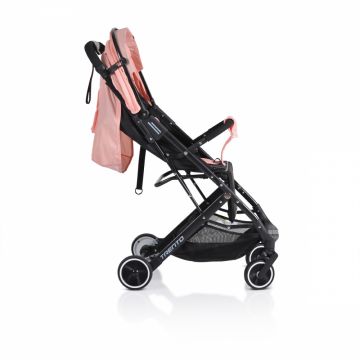 Carucior sport Moni cu pliere compacta si maner troller Trento Pink