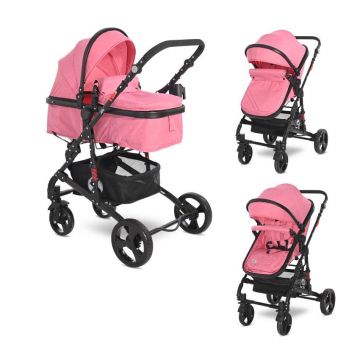 Carucior transformabil Alba Classic, Candy Pink