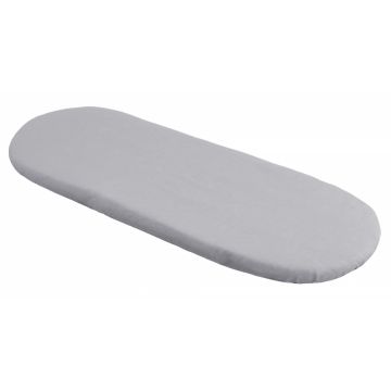 Husa de bumbac cu elastic pentru salteaua de landou Grey