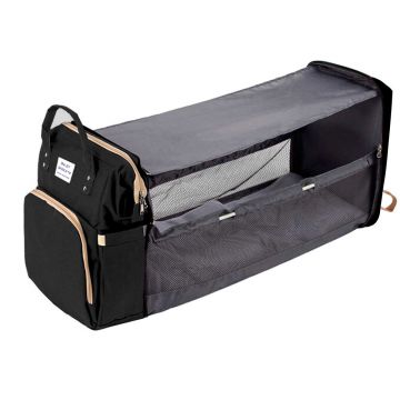 Rucsac pentru mamici Bebumi F extensibil Black