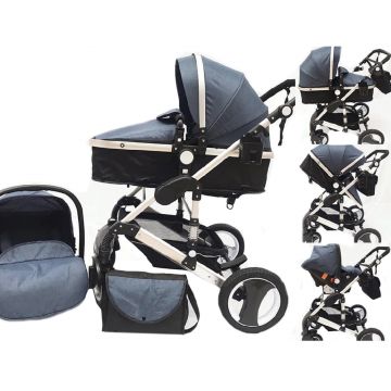 Carucior 3 in 1 Luna Travel Kota Baby Albastru