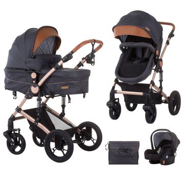 Carucior Chipolino Camea 3 in 1 anthracite