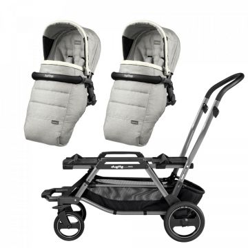 Carucior Duette Piroet Elite, Peg Perego, Luxe Pure