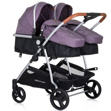 Carucior gemeni Chipolino Duo Smart 2 in 1 Lilac