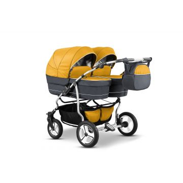 Carucior pentru gemeni Mikado TWIN T-07 3 in 1