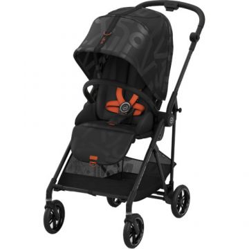 Carucior Reversibil Ultra-Usor Cybex Melio Street Fashion Real Black