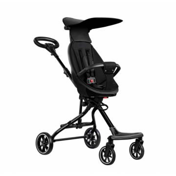 Carucior sport compact, bidirectional, pliabil si portabil, Easy A6 - Negru