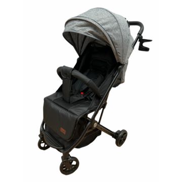 Carucior sport copii, pliere compacta pentru avion, cu sistem troller, C6 gri