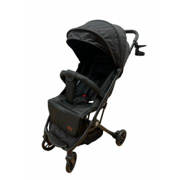 Carucior sport copii, pliere compacta pentru avion, cu sistem troller, C6 negru