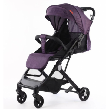 Carucior sport copii, pliere compacta pentru avion, cu sistem troller, C8 mov