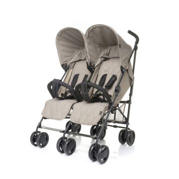 Carucior sport pentru gemeni 4Baby Twins bej