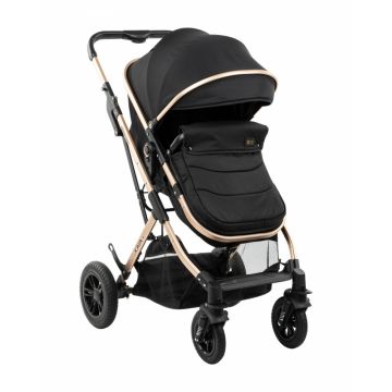 Carucior transformabil KikkaBoo 3 in 1 Kaia Black