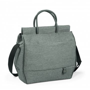 Geanta carucior Peg Perego City Grey, Gri / Alb Geanta carucior Peg Perego City Grey, Gri / Alb