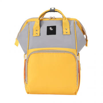 Geanta pentru mamici Bebumi tip rucsac D light yellow