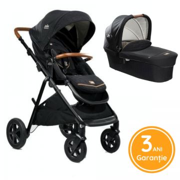 Joie - Carucior multifunctional 2 in 1, reglabil pe inaltime, Aeria Signature Eclipse