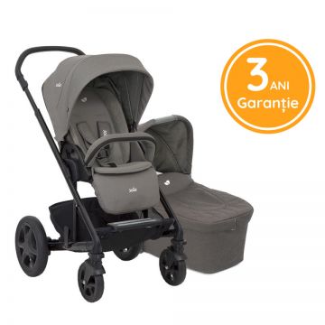 Joie - Carucior multifunctional Chrome DLX 2 in 1, Foggy Gray