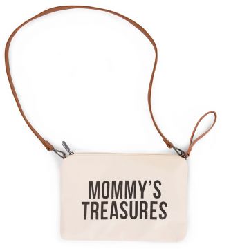 Poseta Childhome Mommy Clutch 33x23 cm alb