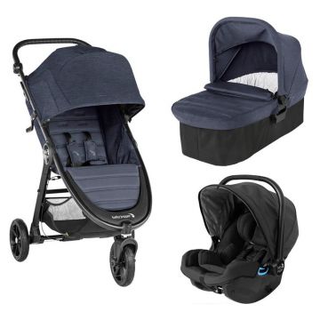 Baby jogger - Carucior City Mini GT2, sistem 3 in 1, Carbon
