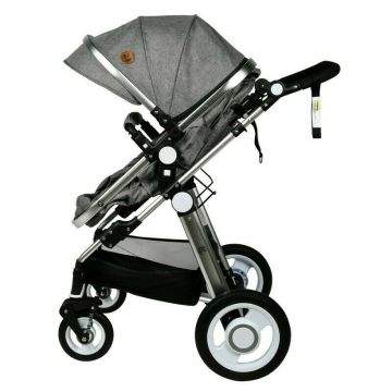 BUF BOOF - Carucior 2 in 1 S-18 reversibil 0-36 luni Grey