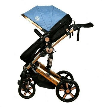 BUF BOOF - Carucior 2 in 1 X-2 Plus Albastru