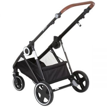 Carucior 3 in 1 BabyGo Halime cadru Black