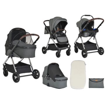 Carucior combinat 3 in 1 Cangaroo Empire Dark Grey