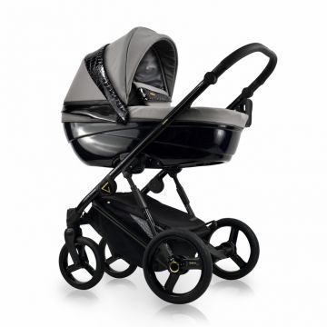 Carucior copii 3 in 1 reversibil complet accesorizat 0-36 luni Bexa Glamour Grey