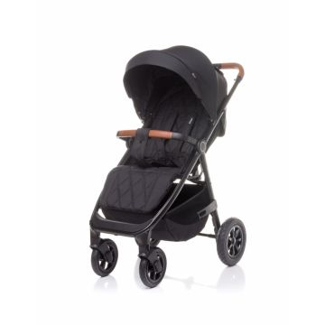 Carucior sport cu roti gonflabile 4Baby Stinger Air negru