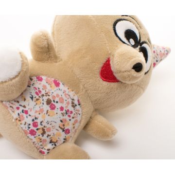 Jucarie de plus pentru caruciorpatut 4Baby Squeeze vulpi marobej Jucarie de plus pentru caruciorpatut 4Baby Squeeze vulpi marobej