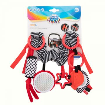 Jucarie pentru patutcarucior Canpol Babies sensory toys 68071red