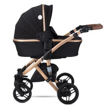 Lorelli - Carucior 2 in 1 Rimini Premium Stars, Negru