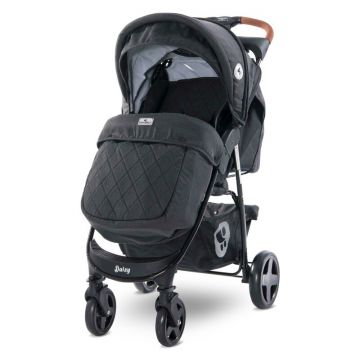 Lorelli - Carucior sport Daisy Cu acoperitoare pentru picioare, Negru