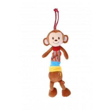 Lorelli - Jucarie muzicala din plus, Monkey, 36 cm