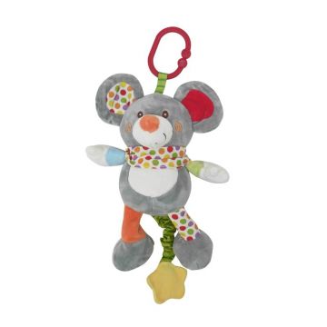 Lorelli Toys - Jucarie multifunctionala Soricel Muzicala, 24 cm din Plus